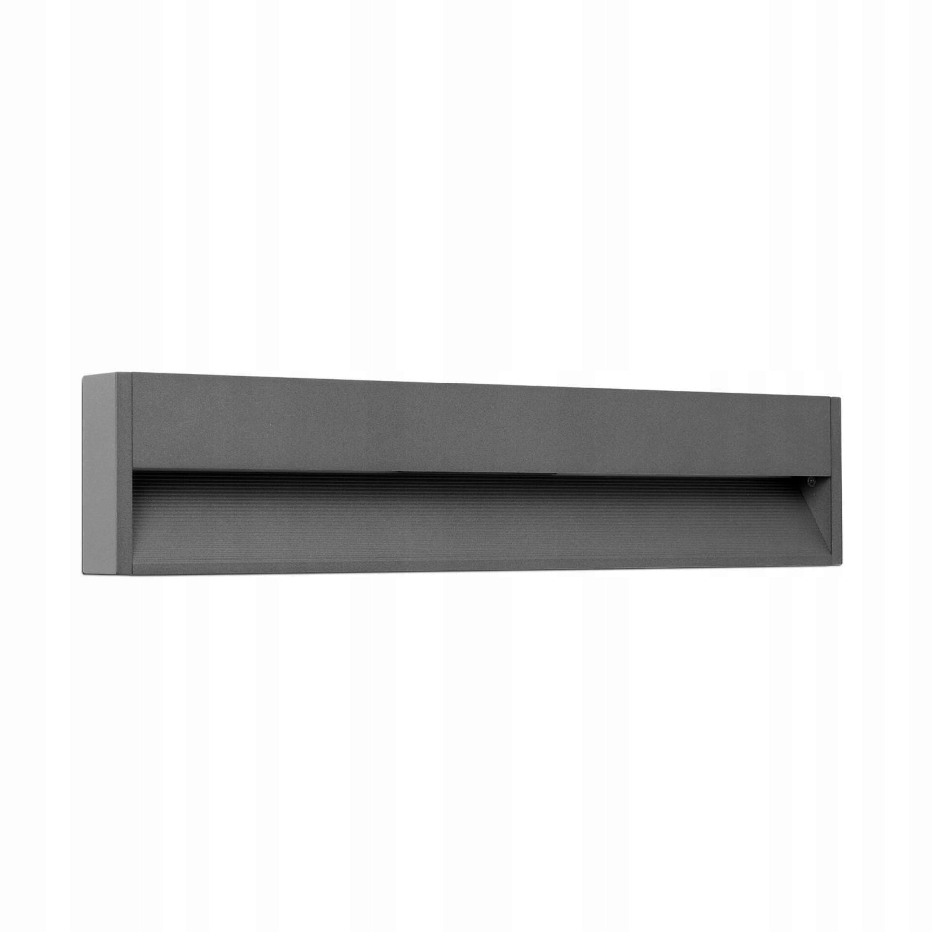 Faro Grada 600 nástenná Led lampa, tmavo šedá, IP54, 443 lm, 12W, 60 cm