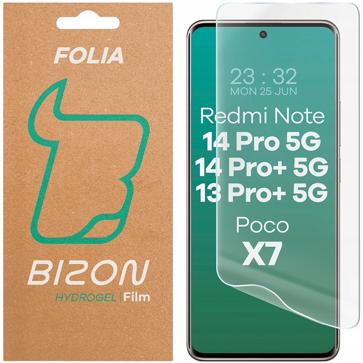 Bizon na ekran Hydrogel Front do Xiaomi Redmi Note 13 Pro+ 5G / Xiaomi Redmi Note 14 Pro 5G / 14 Pro+ 5G 1 szt