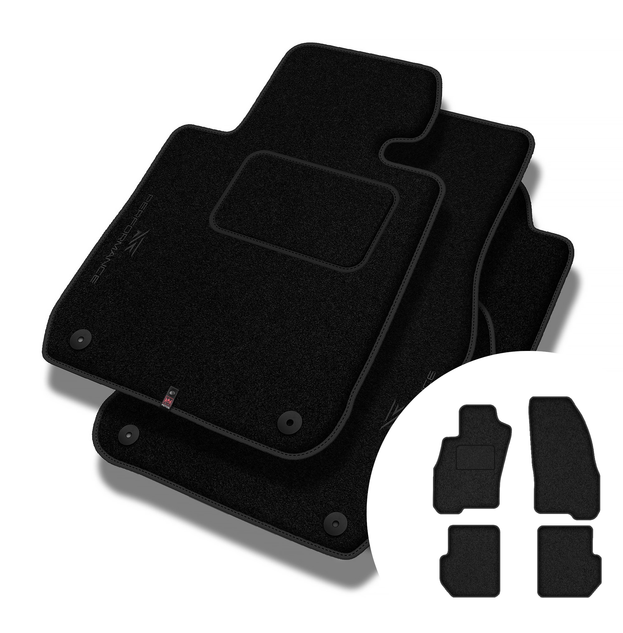 Velurové koberce Performance pro Fiat Punto Evo 2009-2012