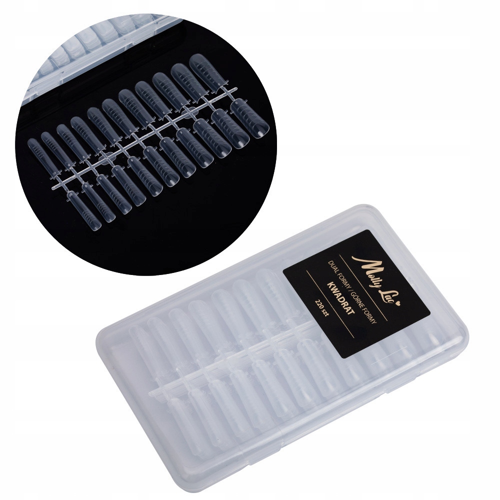 

Górne Formy Dual Kwadrat z Podziałką Clear 220 szt