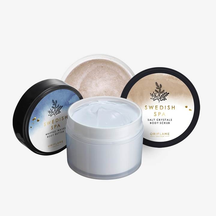 

Oriflame Zestaw Swedish spa Peeling Solny Masło