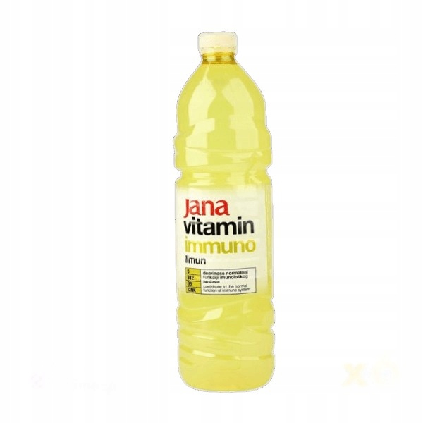Vitamínový nápoj Jana Vitamin Immuno citronový 6 x 1,5 l bez cukru