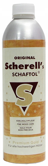 Přírodní olej na dřevo Scherell's Schaftol 500 ml zlatý
