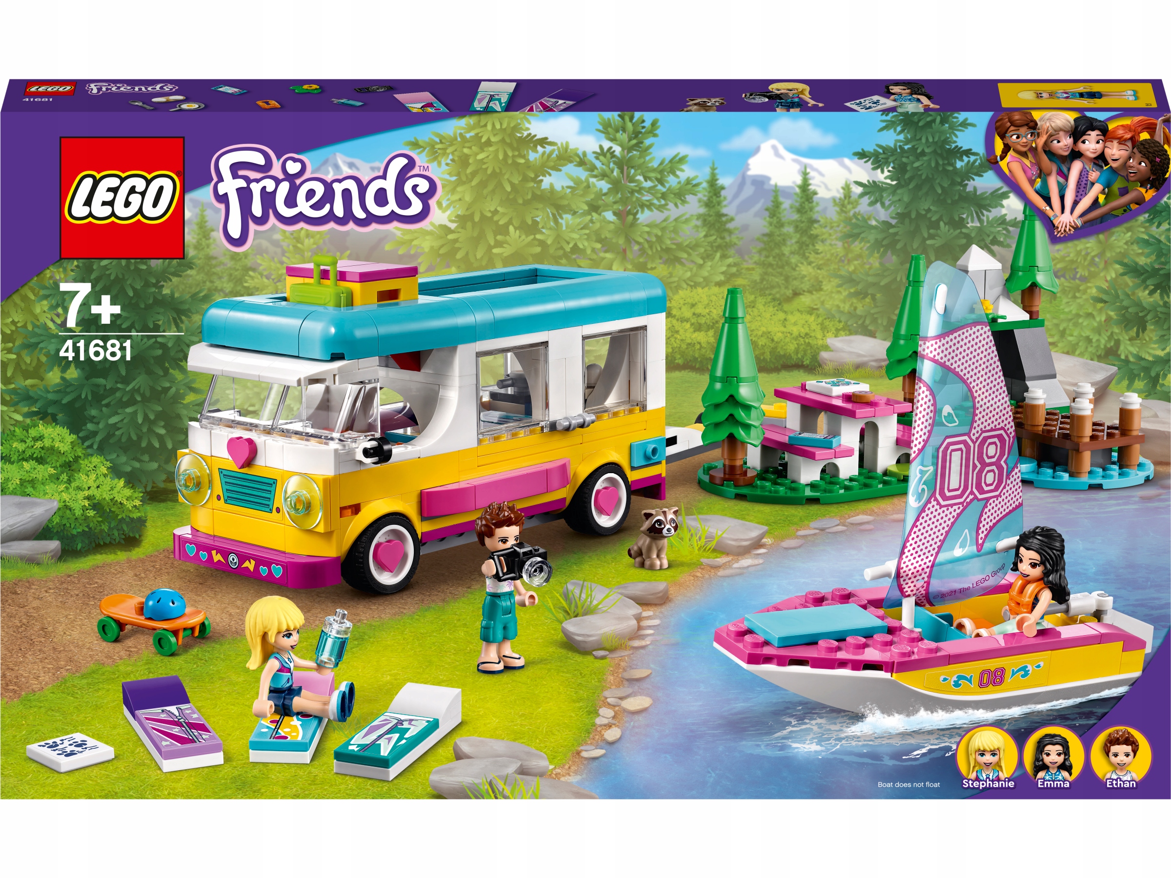 

Lego Friends Leśny mikrobus kempingowy 41681