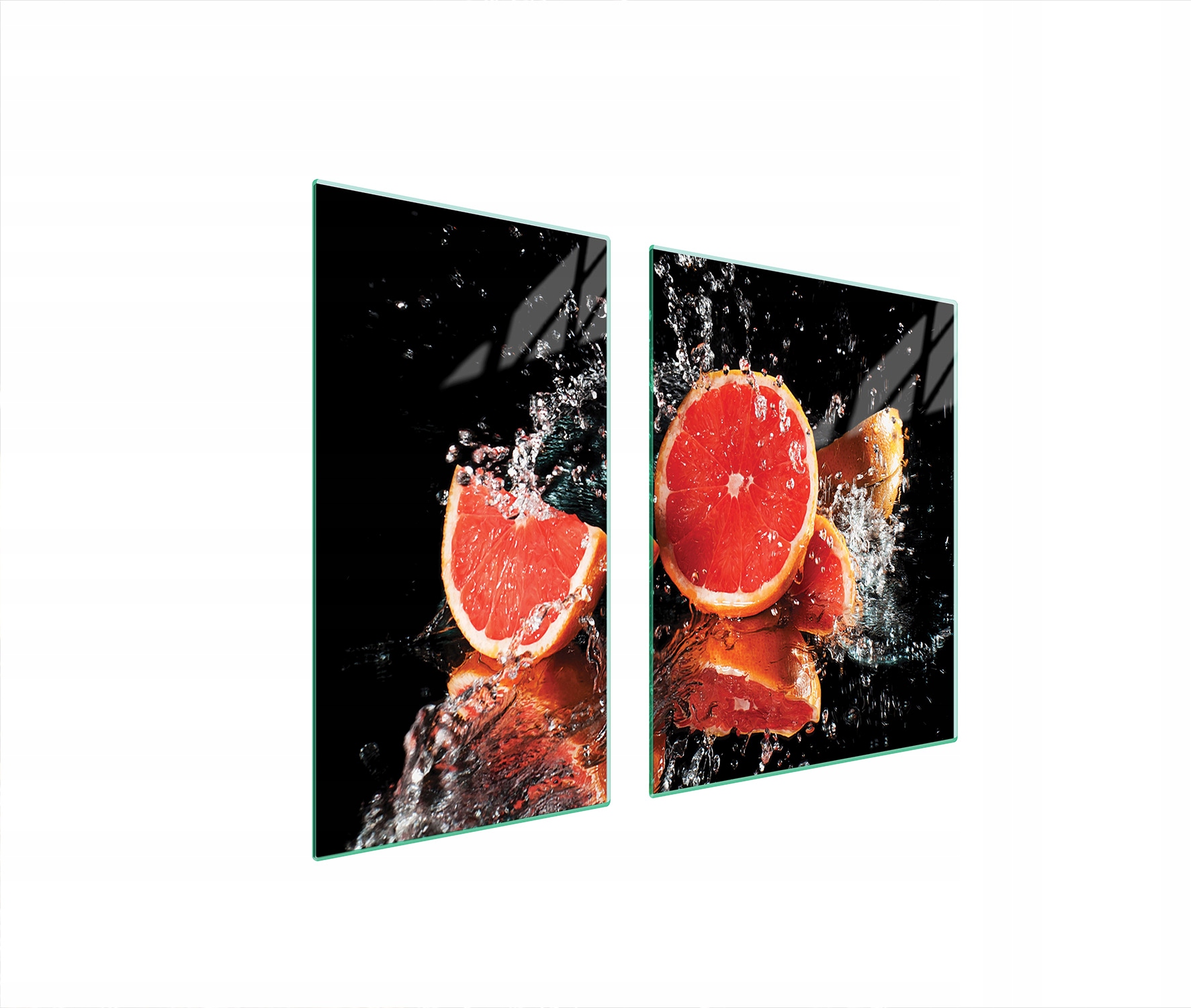 Skleněná Ochranná Deska Na Sporák 90x52 Grapefruit Tvrzené Sklo