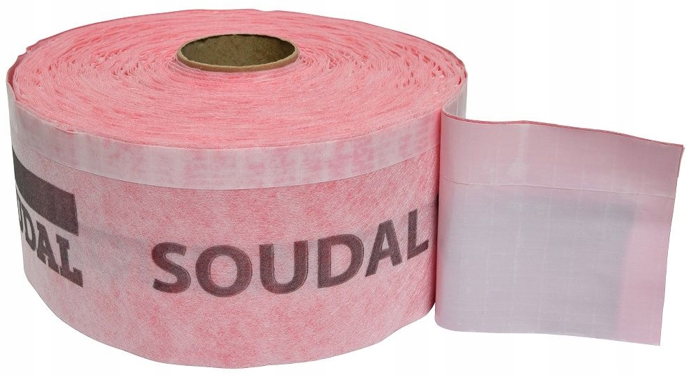 Taśma Soudal Wewnętrzna do okien 90mm/30m z klejem