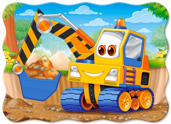 

Puzzle Koparka Maszyny Budowlane 5+ 30 Castor