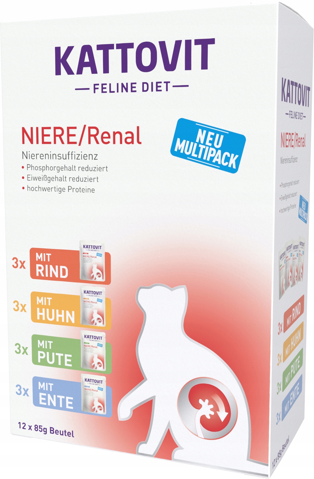 Levně Kattovit Multipack Renal 12 X 85 G