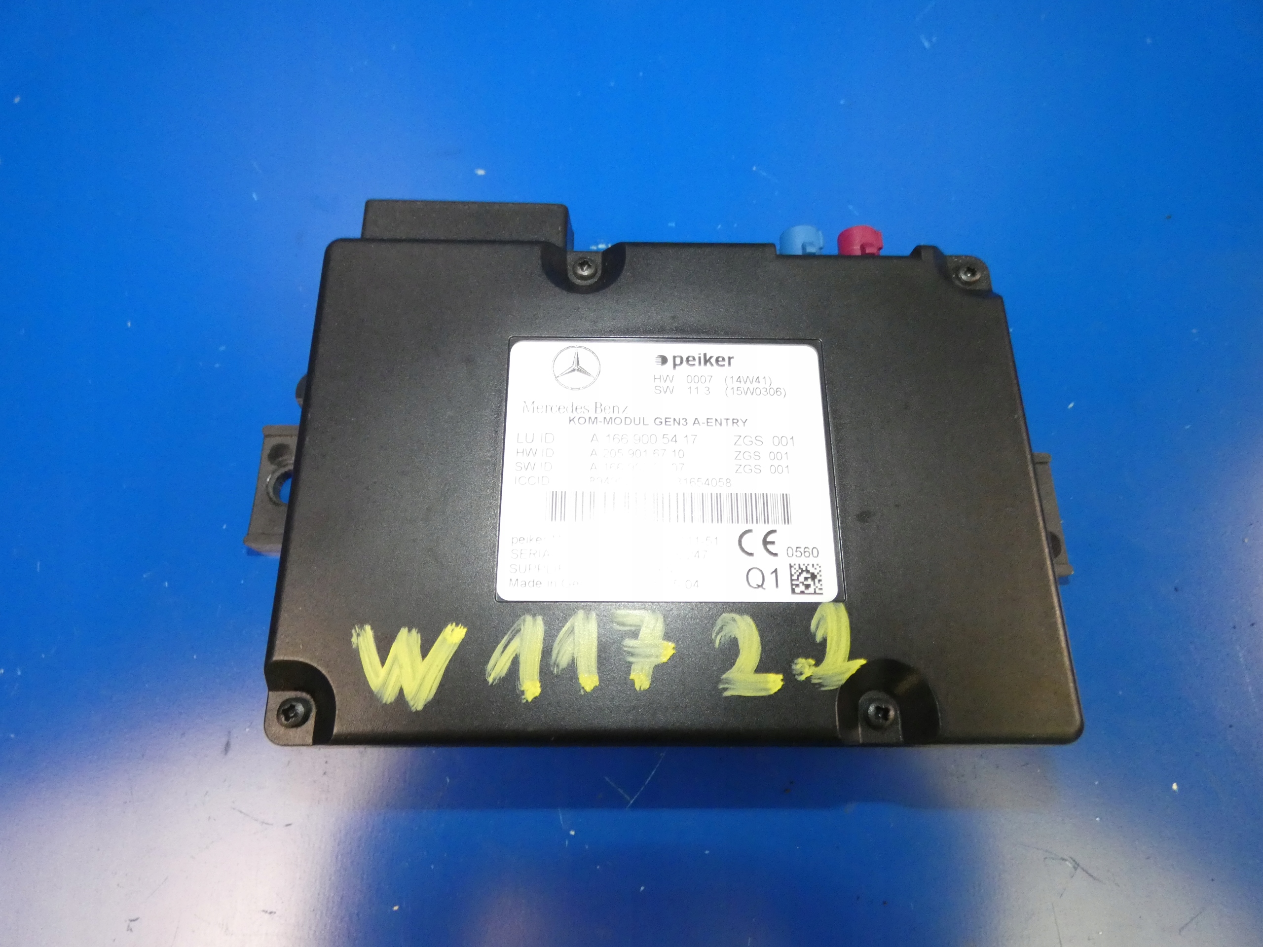 MERCEDES CLA W117 W246 module TELEFONU control unit