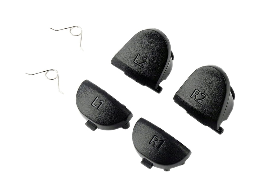 TRIGGERY PRZYCISKI L1 L2 R1 R2 SPRĘŻYNKI DO PS4 JDM-001 JDM- 010 JDM-O20 Marka KBR Games
