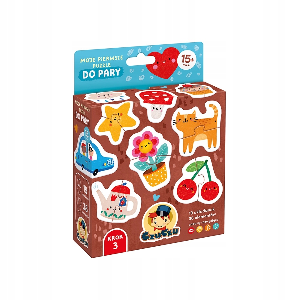 Puzzle CzuCzu 38 elementów Moje pierwsze puzzle. Do pary 32178