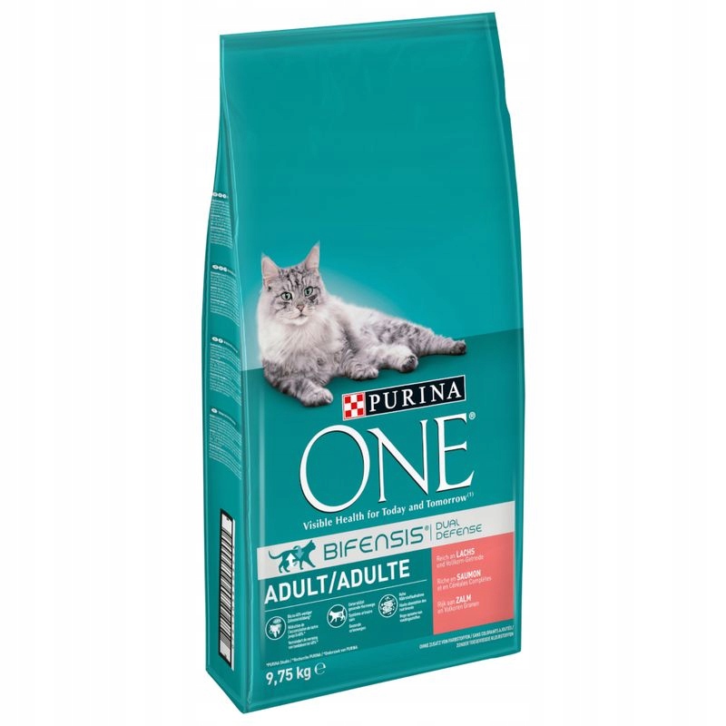 Levně Purina Nestle Purina One Adult Cat Salmon suché krmivo 9,75 kg
