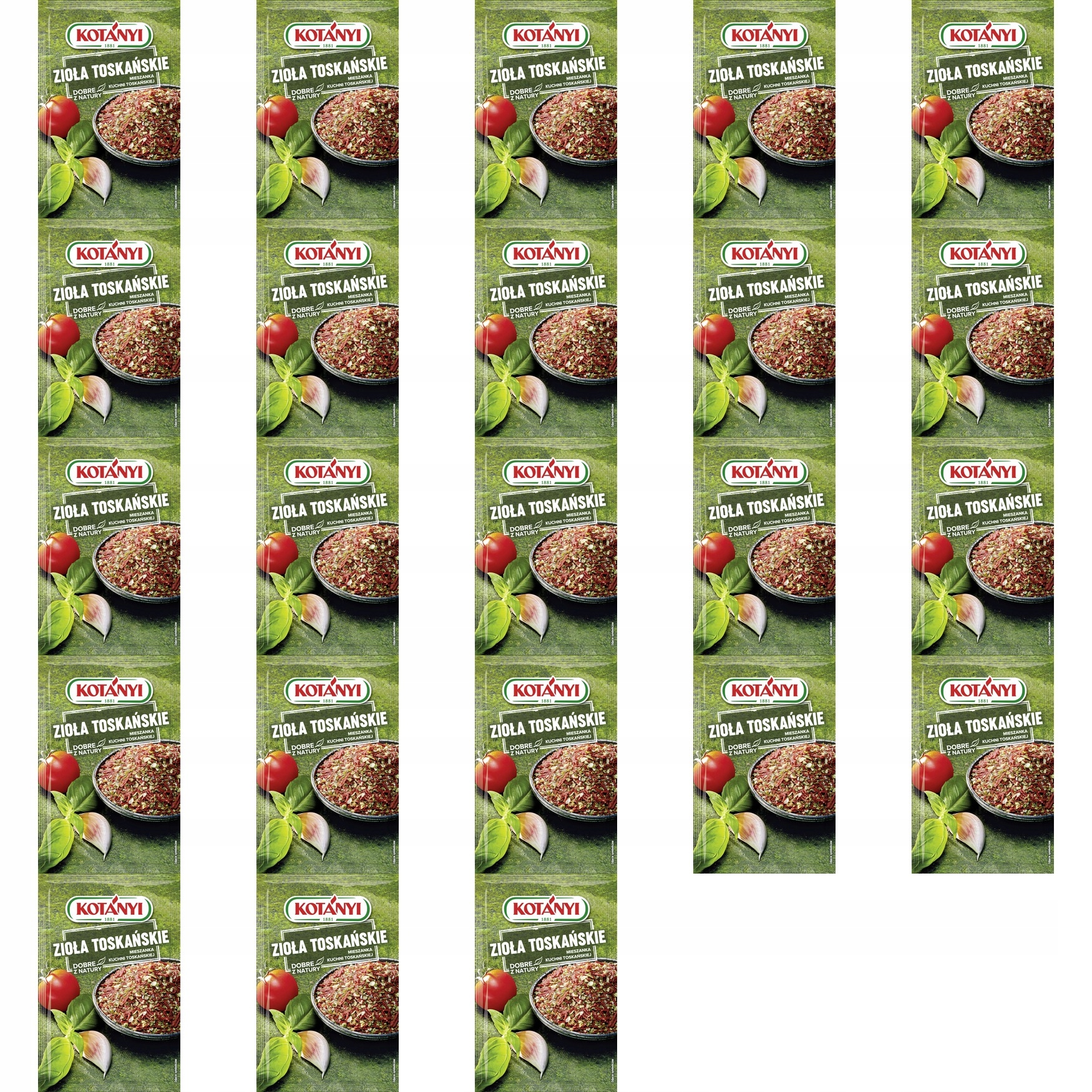 23x 25g Kotanyi Zioła Toskańskie mieszanka przypraw Karton
