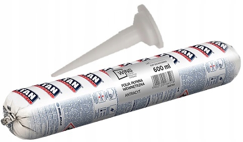 Folia Płynna TYTAN WINS wewnętrzna 600ml antracyt + APLIKATOR