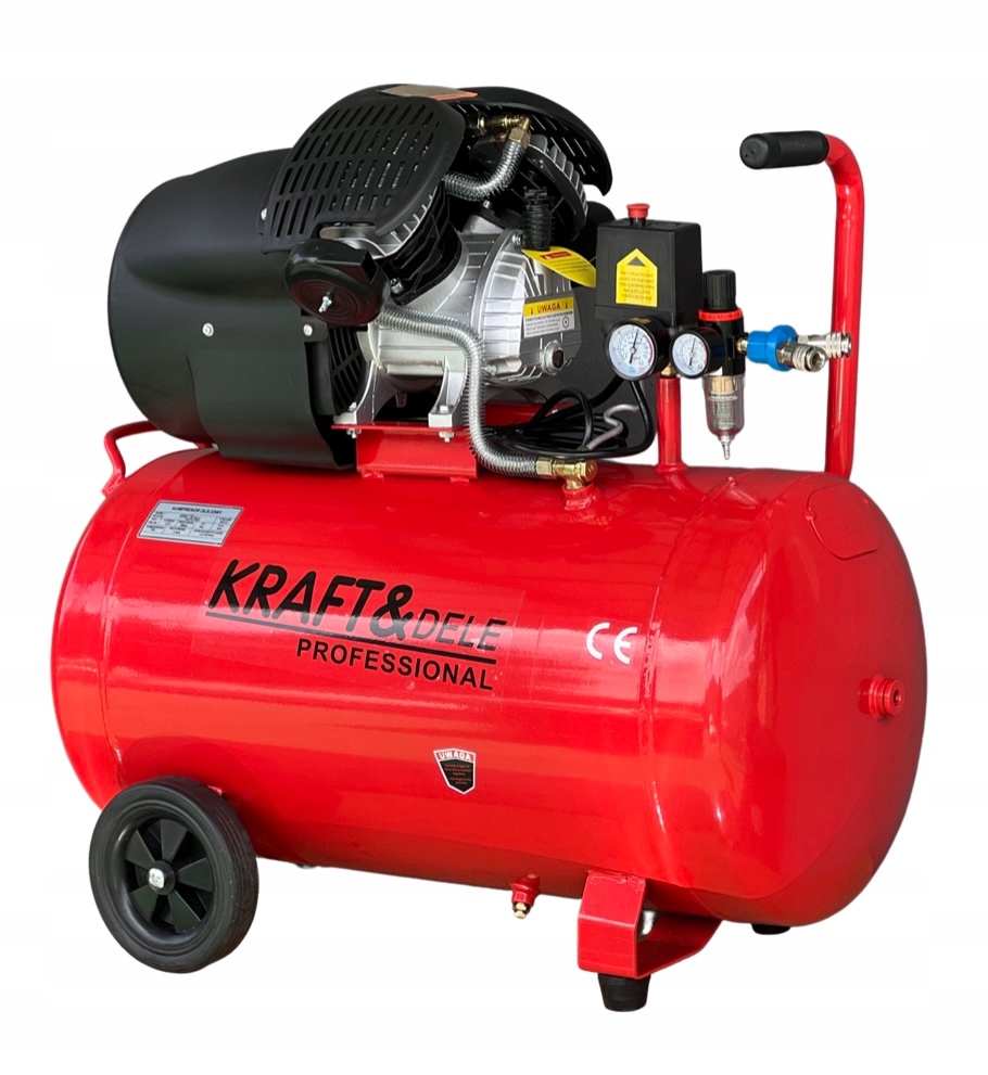 K.B. KOMPRESOR 100L OLEJOWY SPRĘŻARKA V2 POWIETRZA DWU TŁOKOWY Typ kompresor olejowy