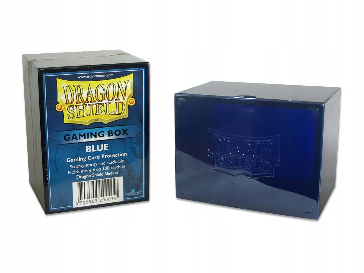 Pudełko na karty Dragon Shield: Blue Gaming Strongbox