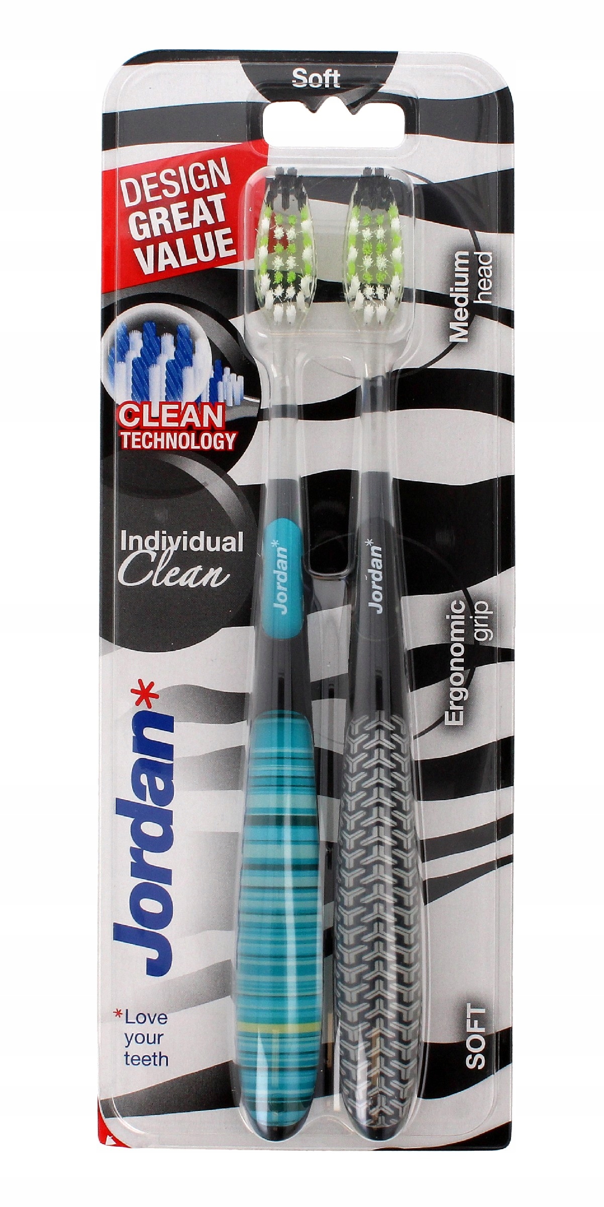 

Jordan Szczoteczka do zębów Duo Individual Clean S