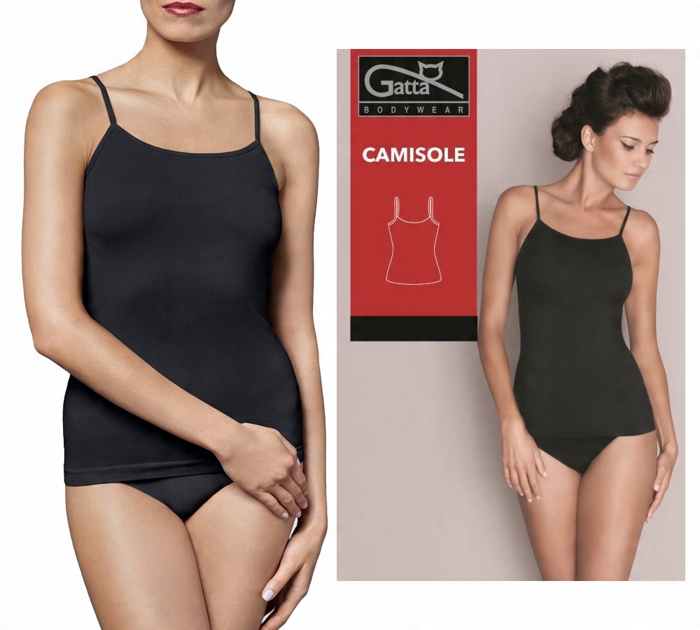 

Koszulka na ramiączkach Gatta Camisole czarny, XL