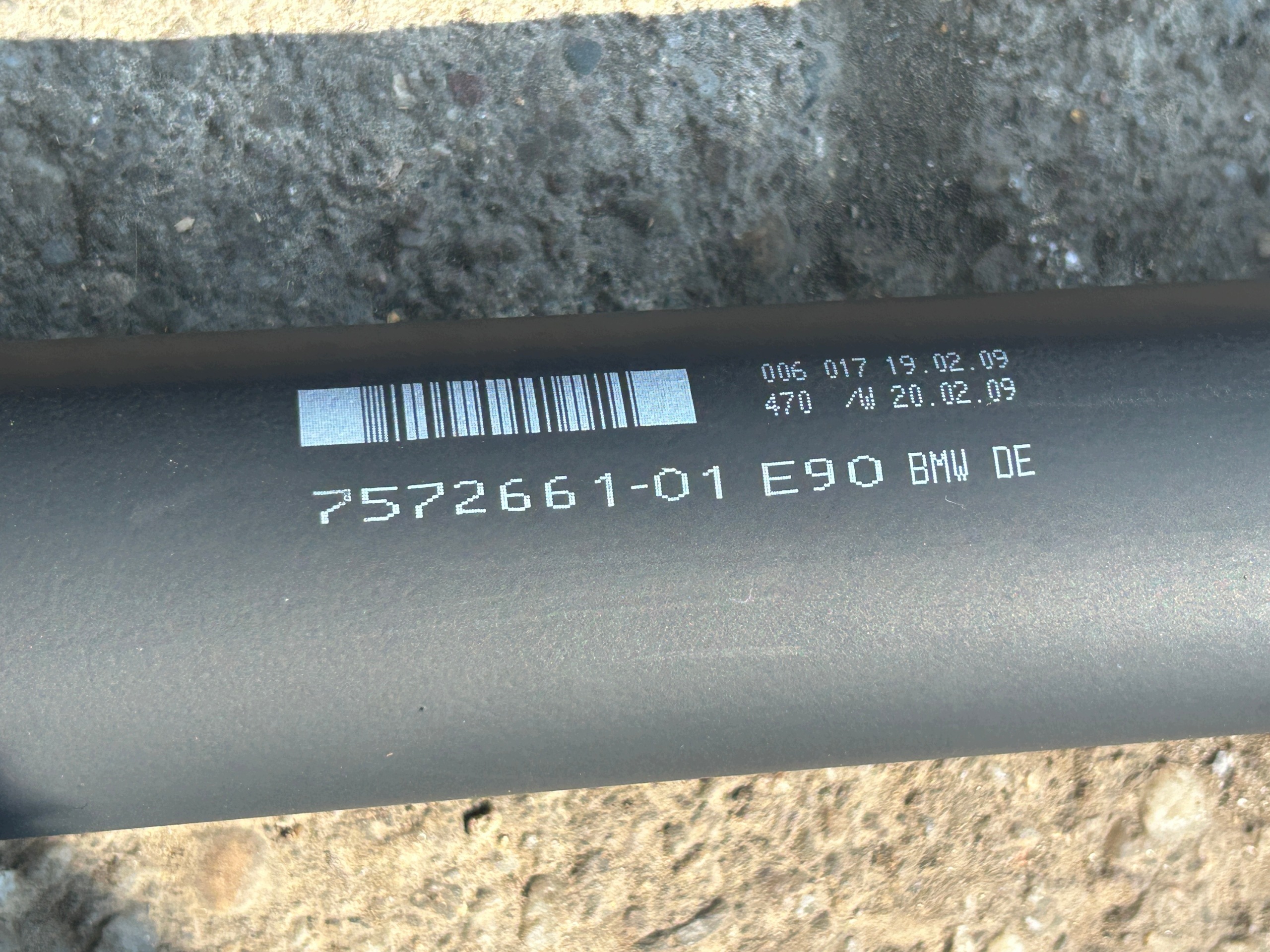 BMW E90 E91 3,0 D X-DRIVE cardan 7572661