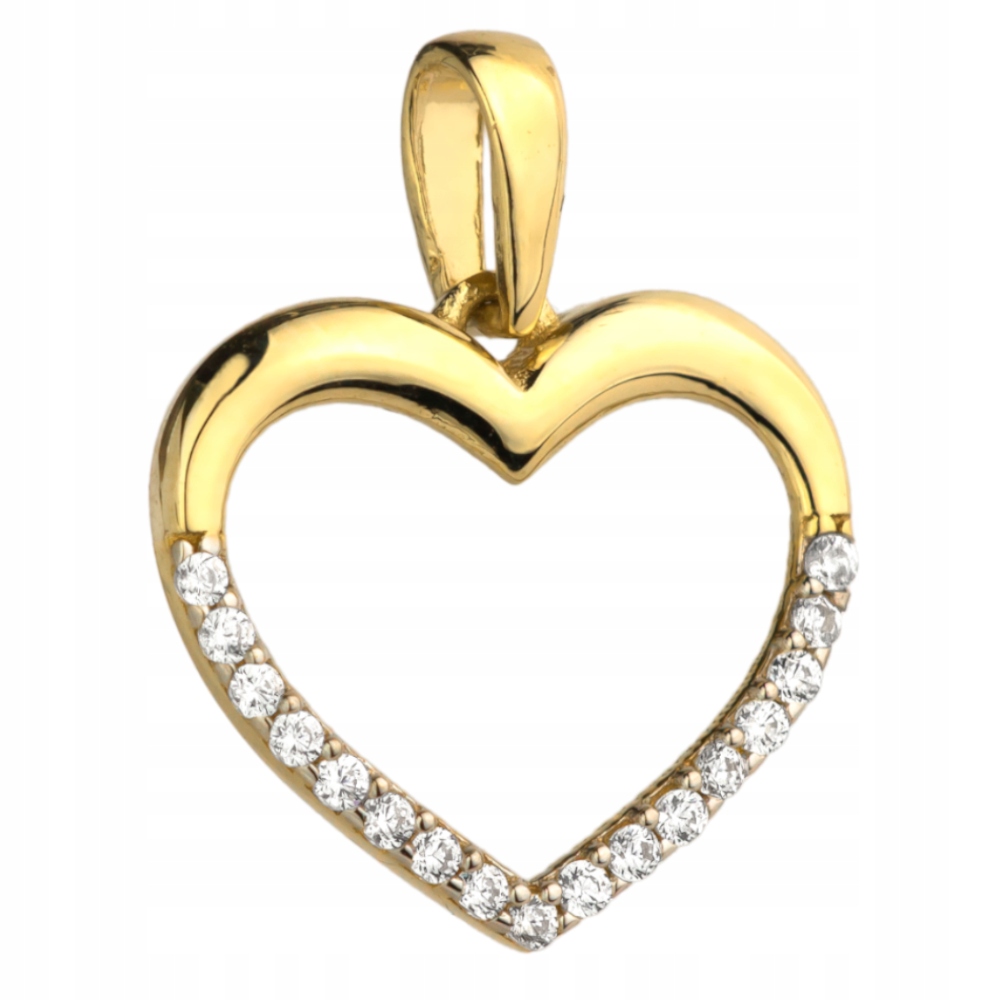 Zlatý Přívěsek Srdíčko Srdce Přívěsek 585 Grawe