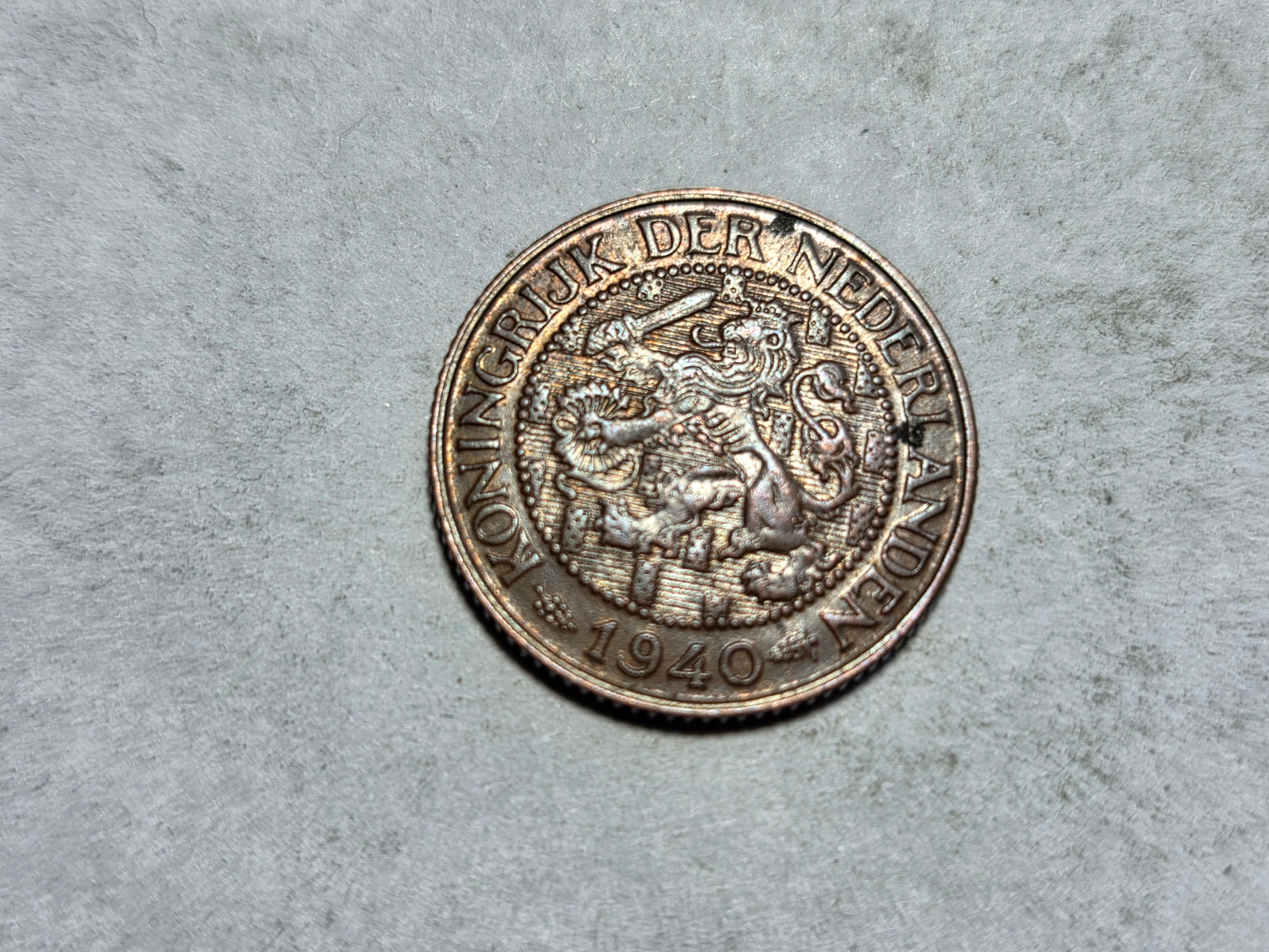 Stara Holandia 1 cent 1940 rok -NR0932
