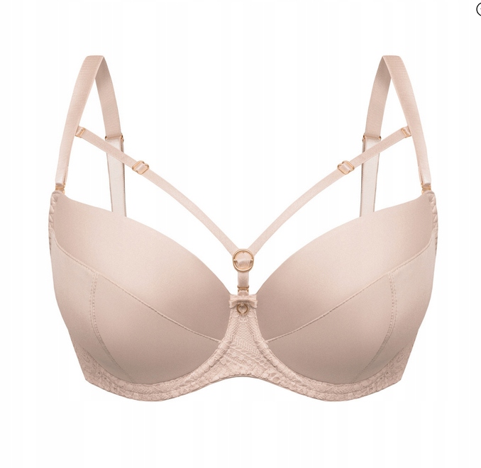 Nipplex & Mefemi Mefemi Podprsenka Push Up Desire Béžová 80E