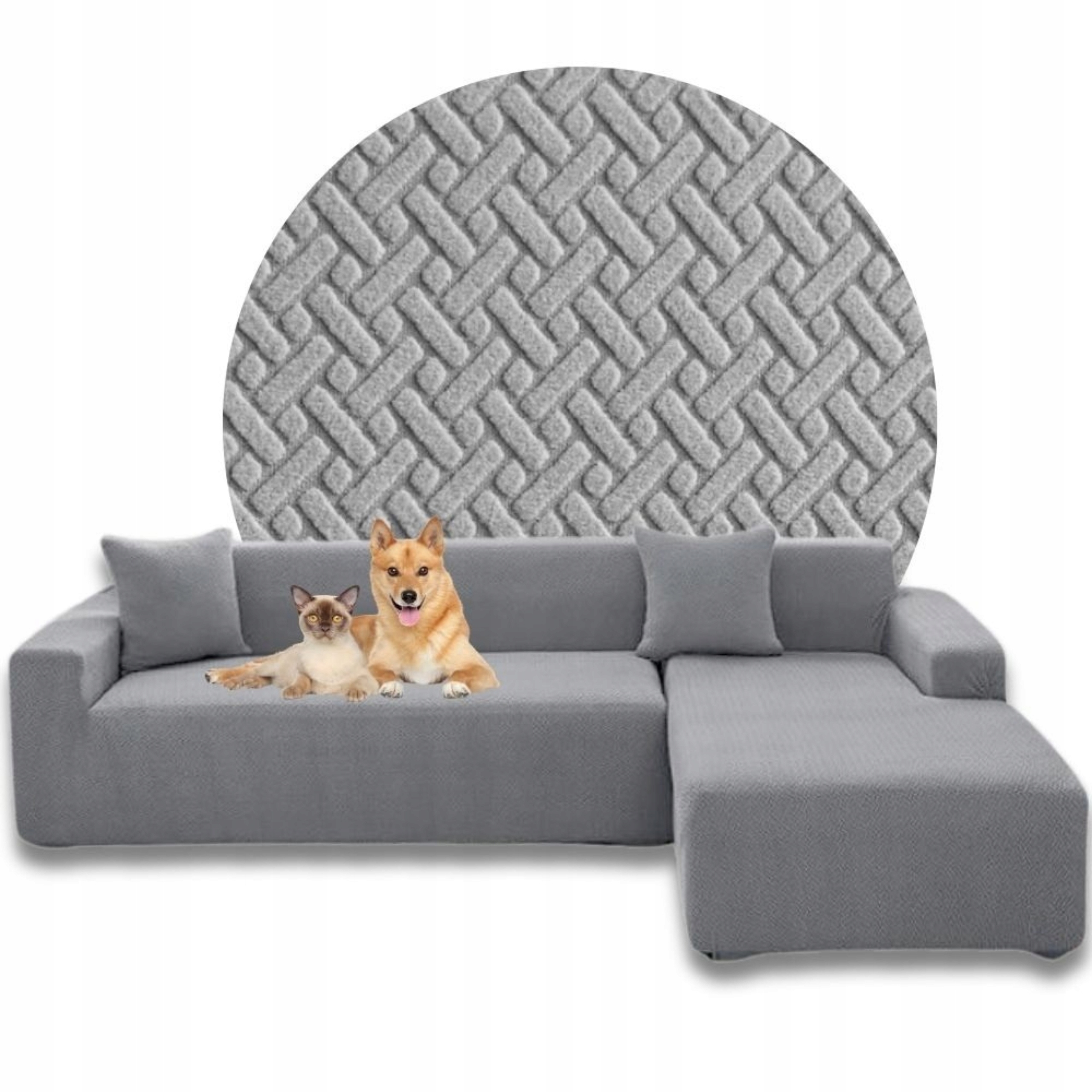 Potah Na Rohovou Pohovku Žakárová Pohovka Jedle Pravá Premium 2+2 Oeko-tex