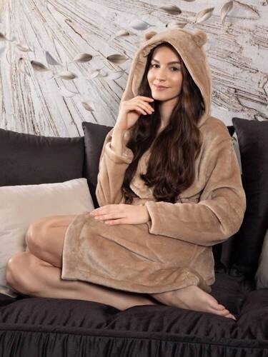 Momenti Per Me Župan Teddy Beige Beige XL