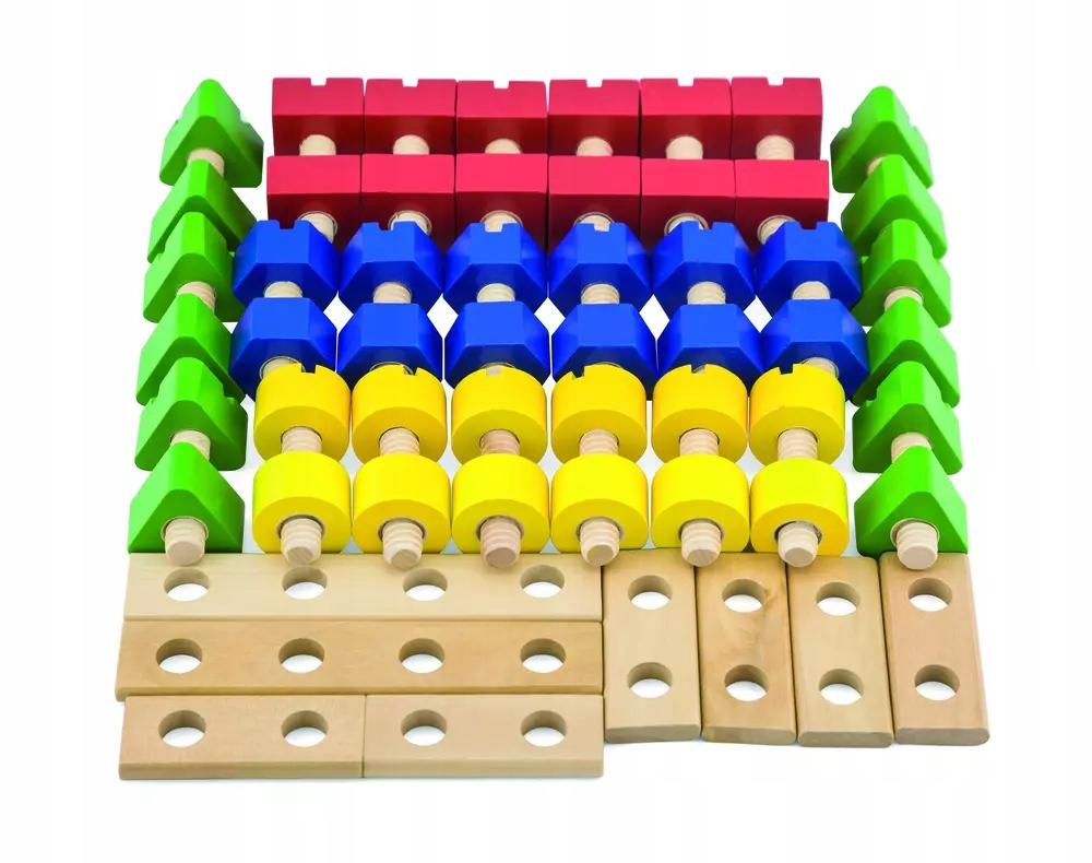 

Andreu Toys Drewniane śruby i nakrętki 56 elem.