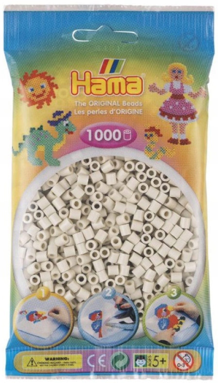 

Koraliki do prasowania Mleczno Białe 1000 Hama 77