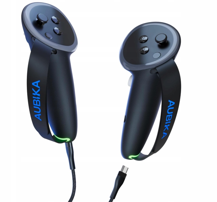 Uchwyty Ładujące Aubika do Meta Quest 3S/Quest 3 – 2 akumulatorki
