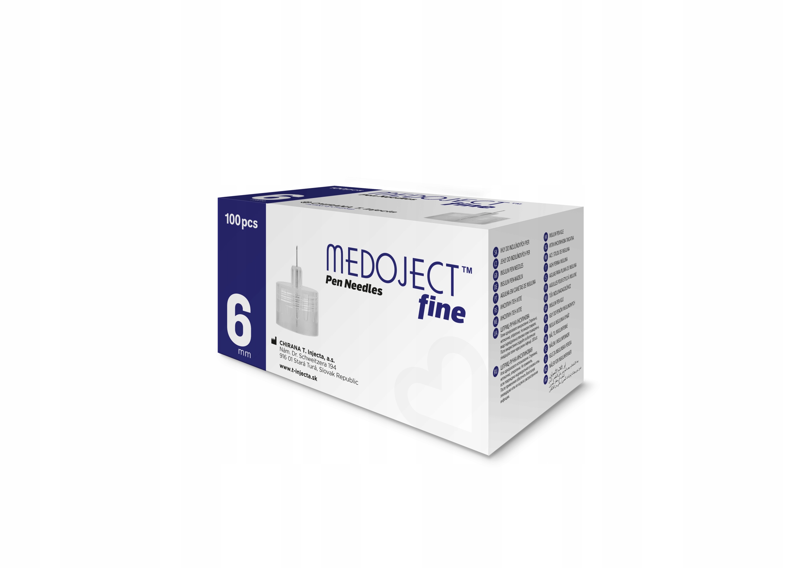 

Igły do pena Medoject fine 31G 0,25 x 6 mm 100szt