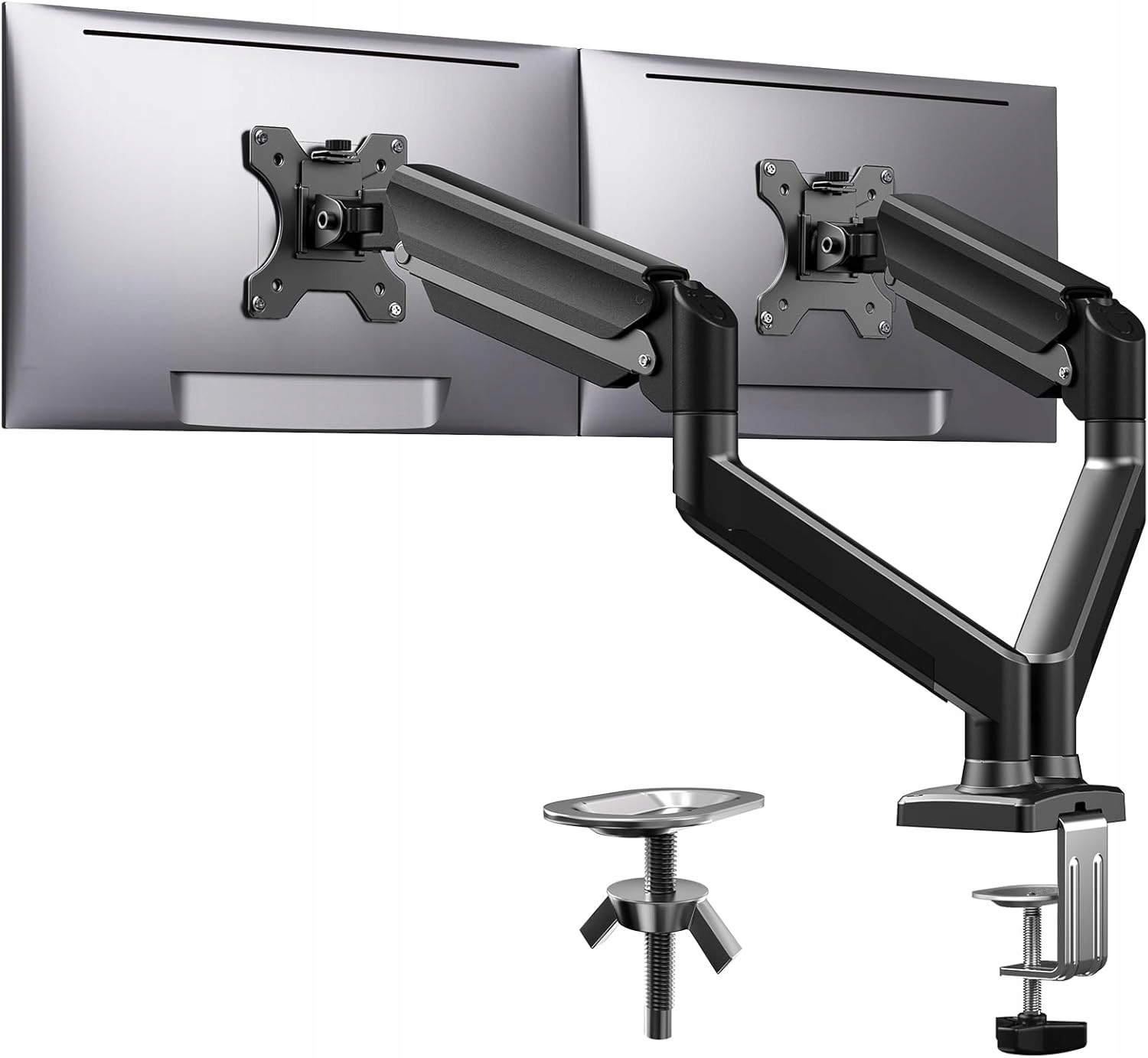 ErGear EGDS15B Stojak Uchwyt na Dwa Monitory 13"- 32'' 10 kg Solidny