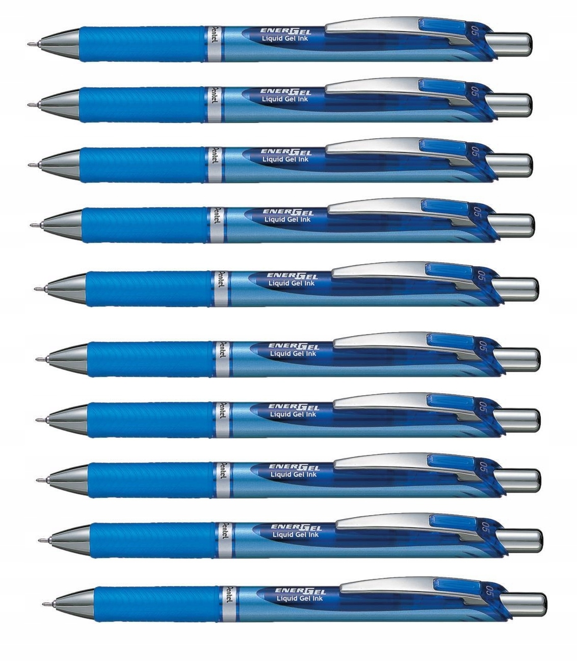 

Cienkopis kulkowy Pentel Energel niebieski x 10
