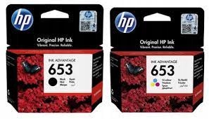 

Tusz Hp 653 3YM75 3YM74 zestaw cz kol