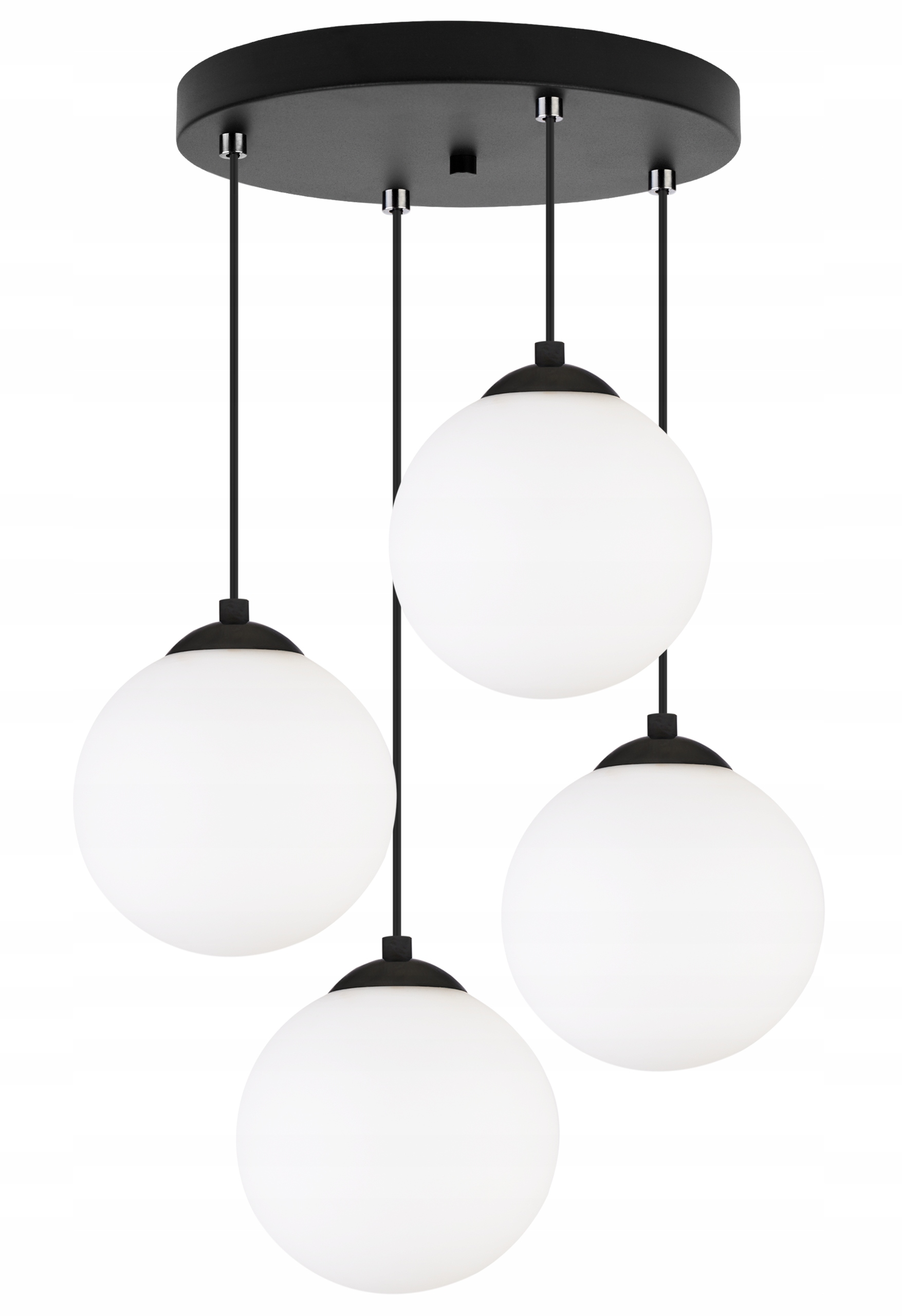 

Lampa Wisząca Sufitowa Plafon Kula Czarny 18cm