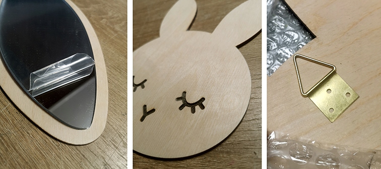 GWIAZDKA lustro zestaw luster DLA DZIECKA PREZENT! Marka inna