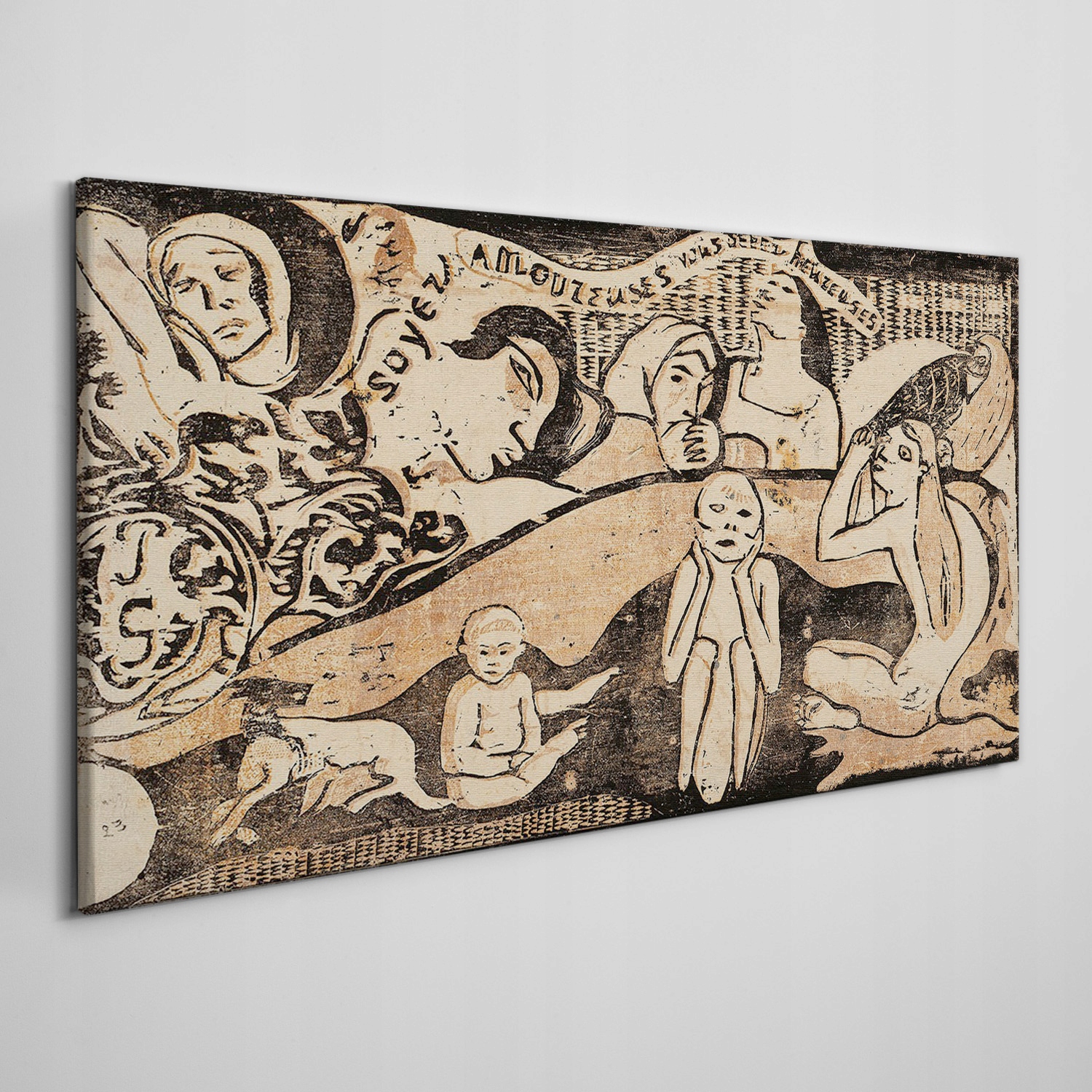 

Obraz na płótnie do salonu Postacie Gauguin 100x50