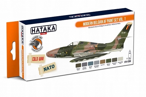 Hataka CS59 Modern Belgian Af paint set vol.1