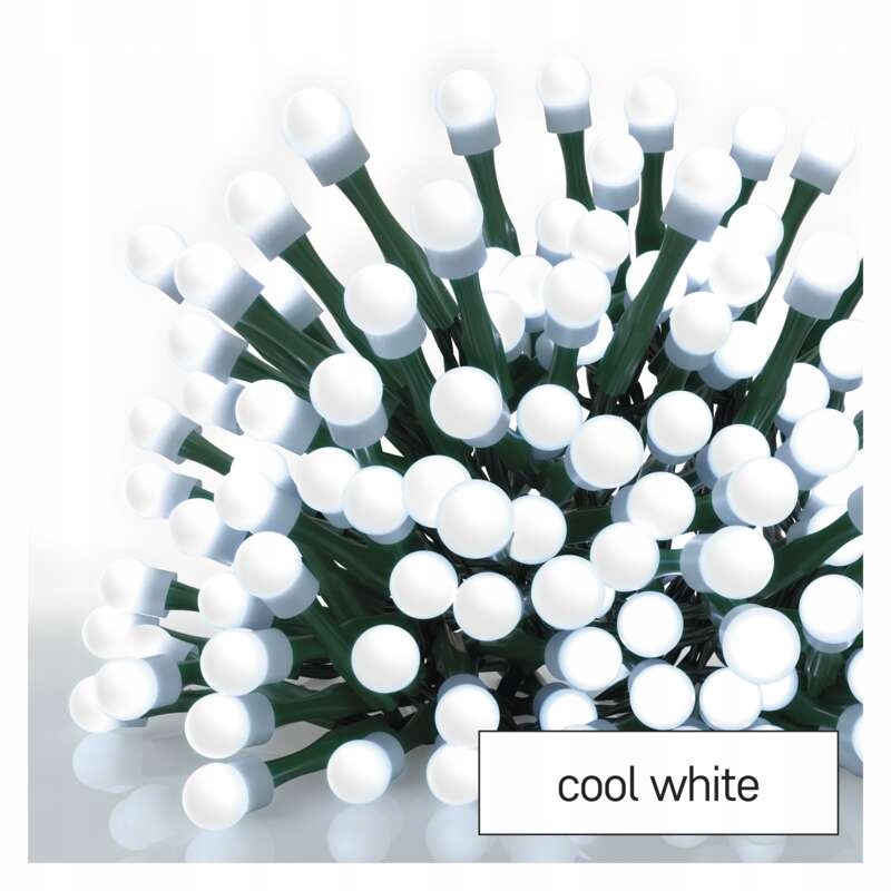 

Lampki choinkowe kulka 200 Led 20m zimna biel IP44
