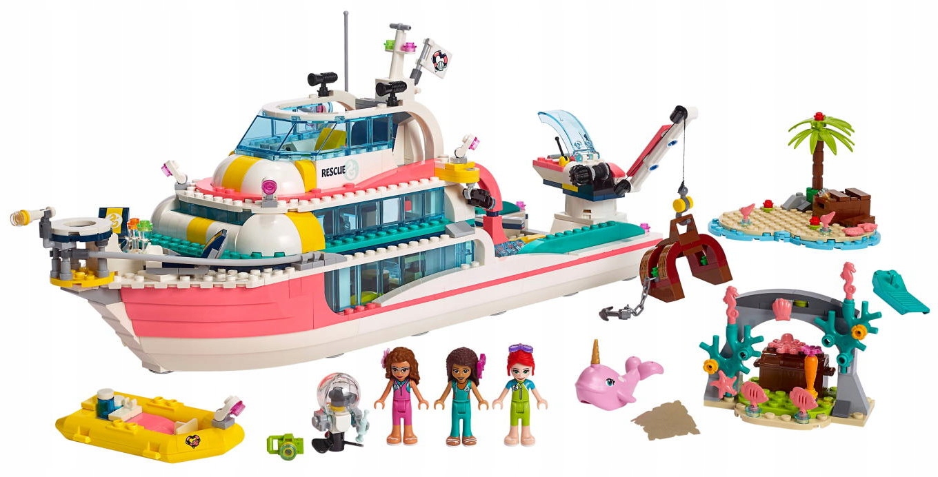 KLOCKI LEGO FRIENDS JACHT PRZYJACIÓŁEK 41381 Marka LEGO