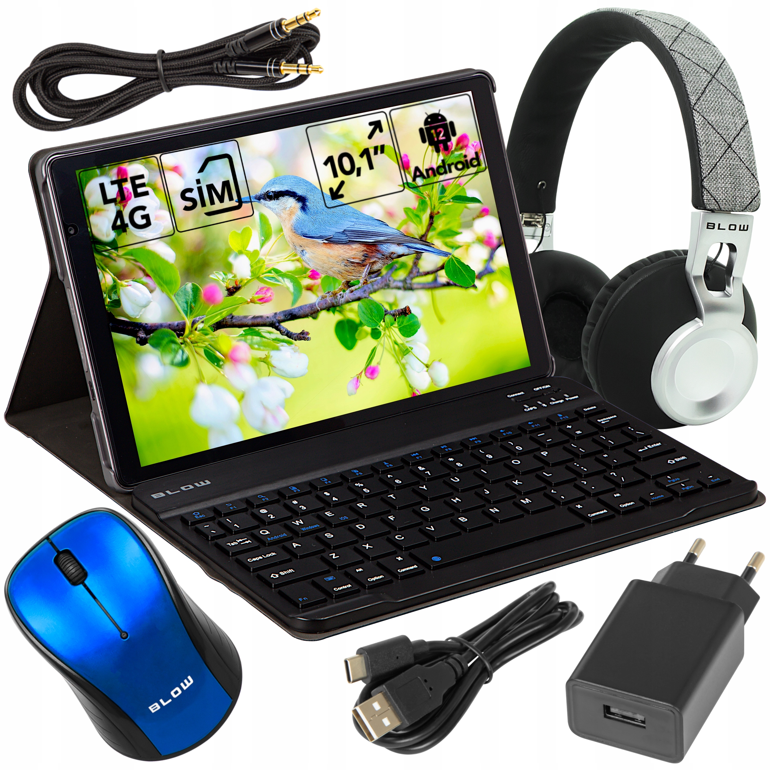 

Tablet Blow Platinum TAB10 V22 4G Lte 4GB 64GB 5w1
