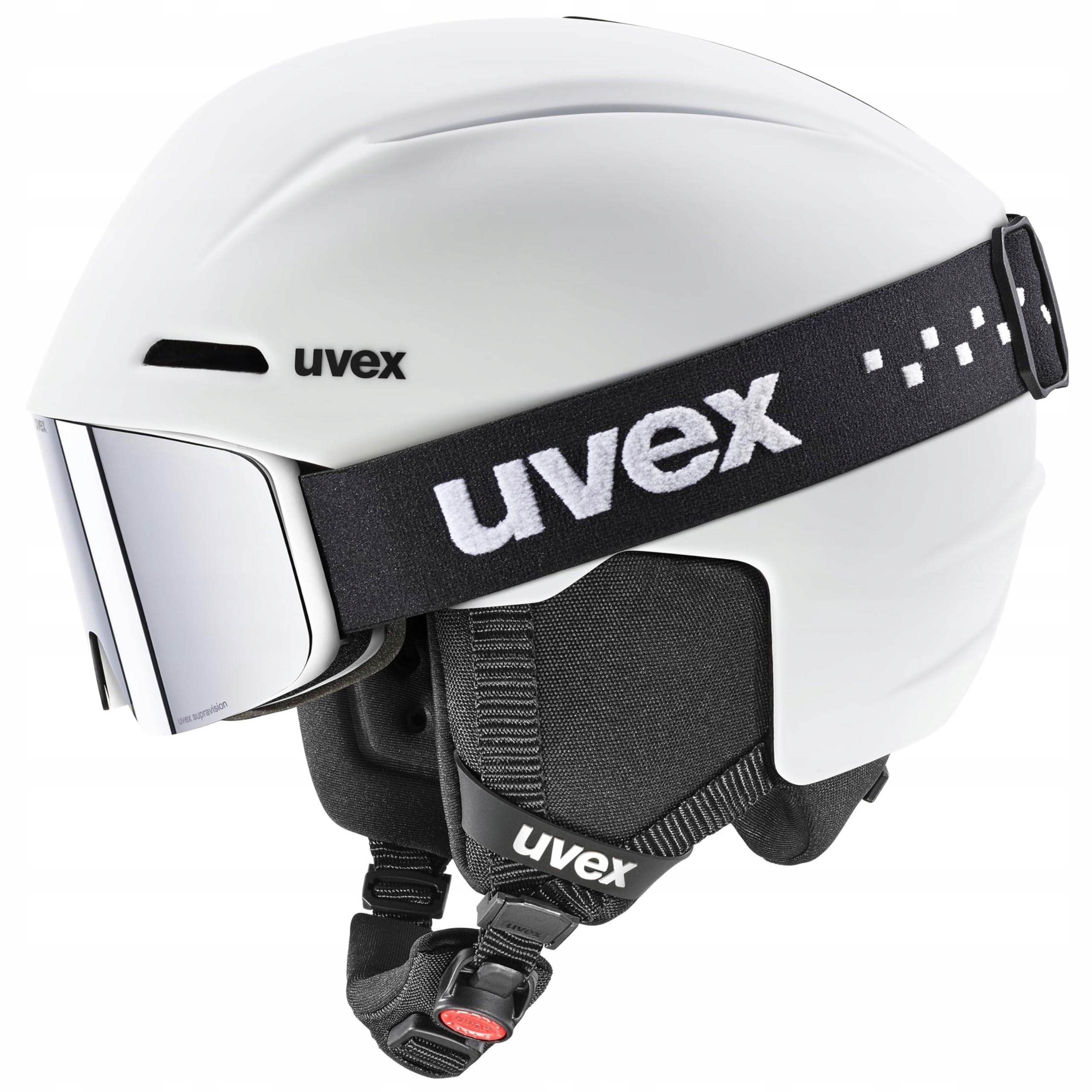 Lyžařská přilba Uvex Viti Set brýle přilba bílá vel. S 51-55 cm