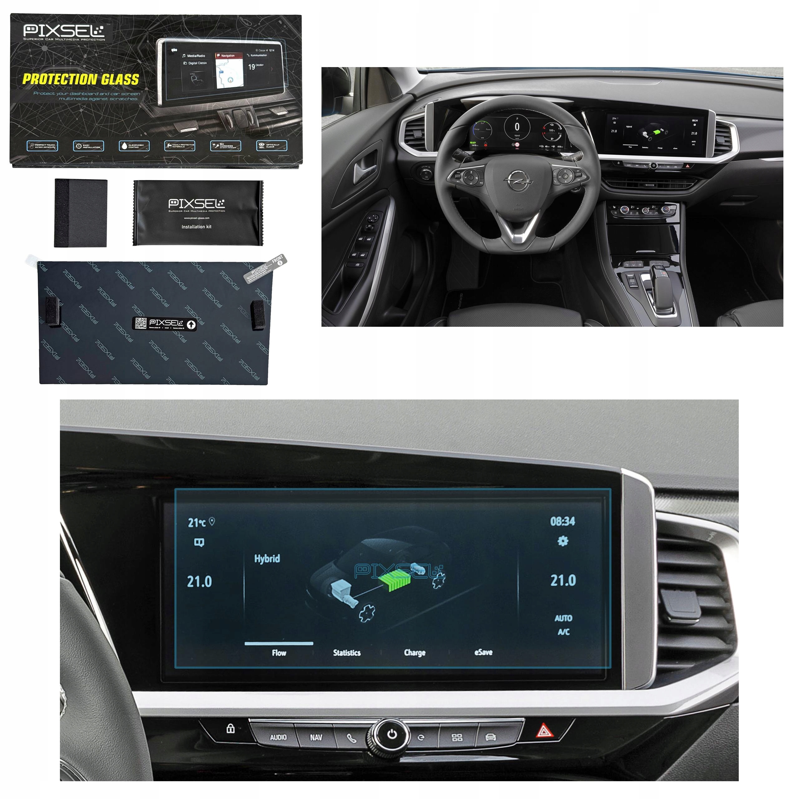 Antyodciskowe Matowe Szkło Ochronne Opel GRANDLAND-11.1“ 2022-2023