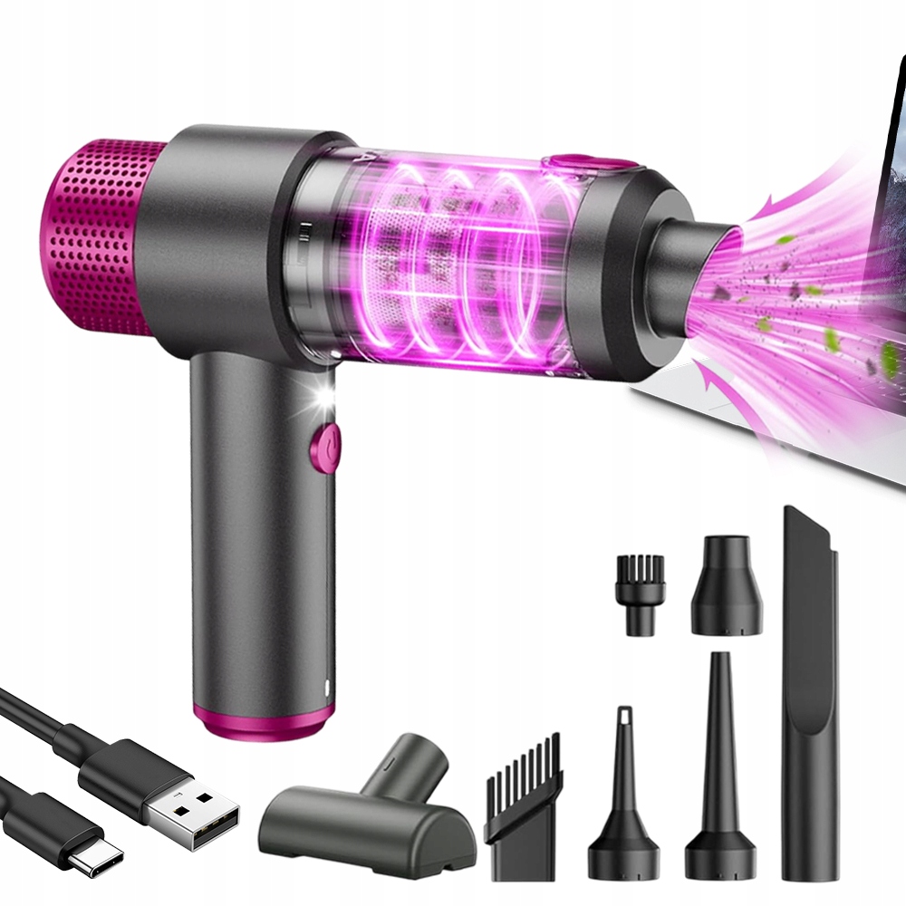 Elektrický Vysavač Foukač Stlačeného Vzduchu Kompresor Air Duster