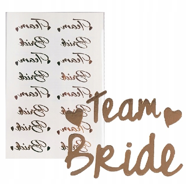 TATUAŻE WIECZÓR PANIEŃSKI ZŁOTE bride