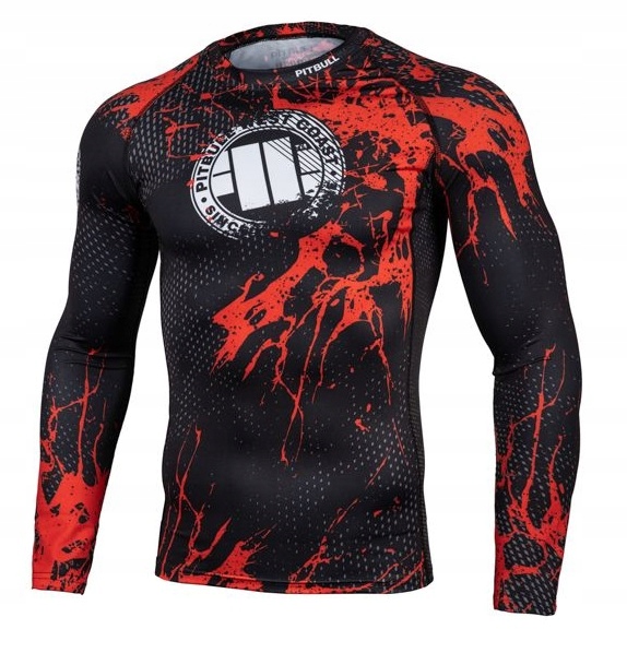 Pit Bull Rashguard Blood Dog Longsleeve L