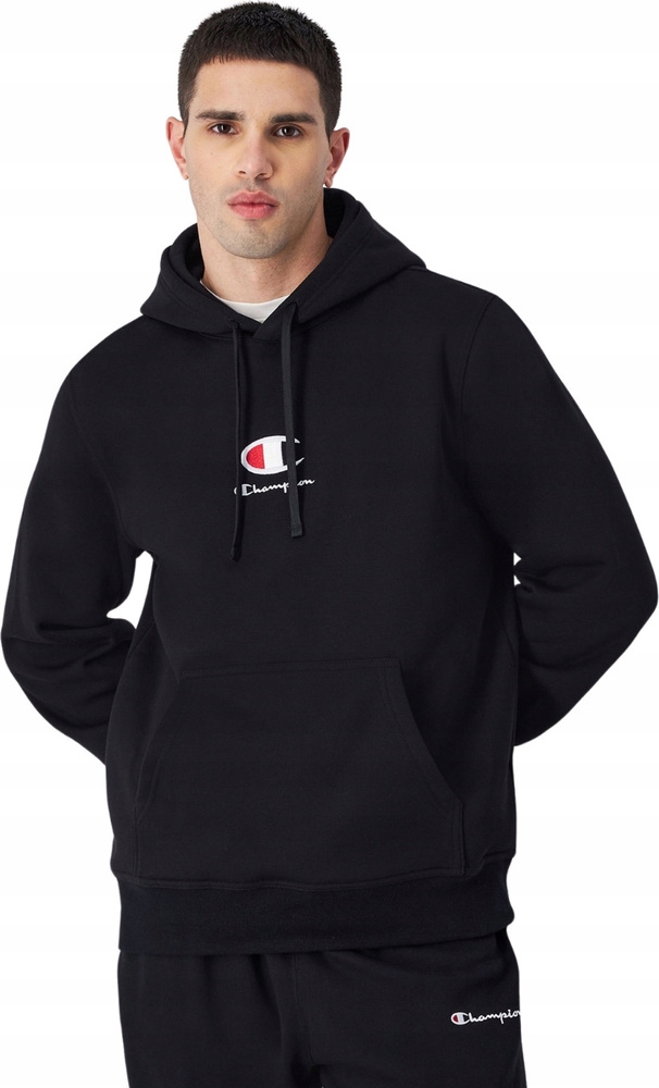 Pánská Mikina Champion Hooded Černá 220268 KK001 velikost XL