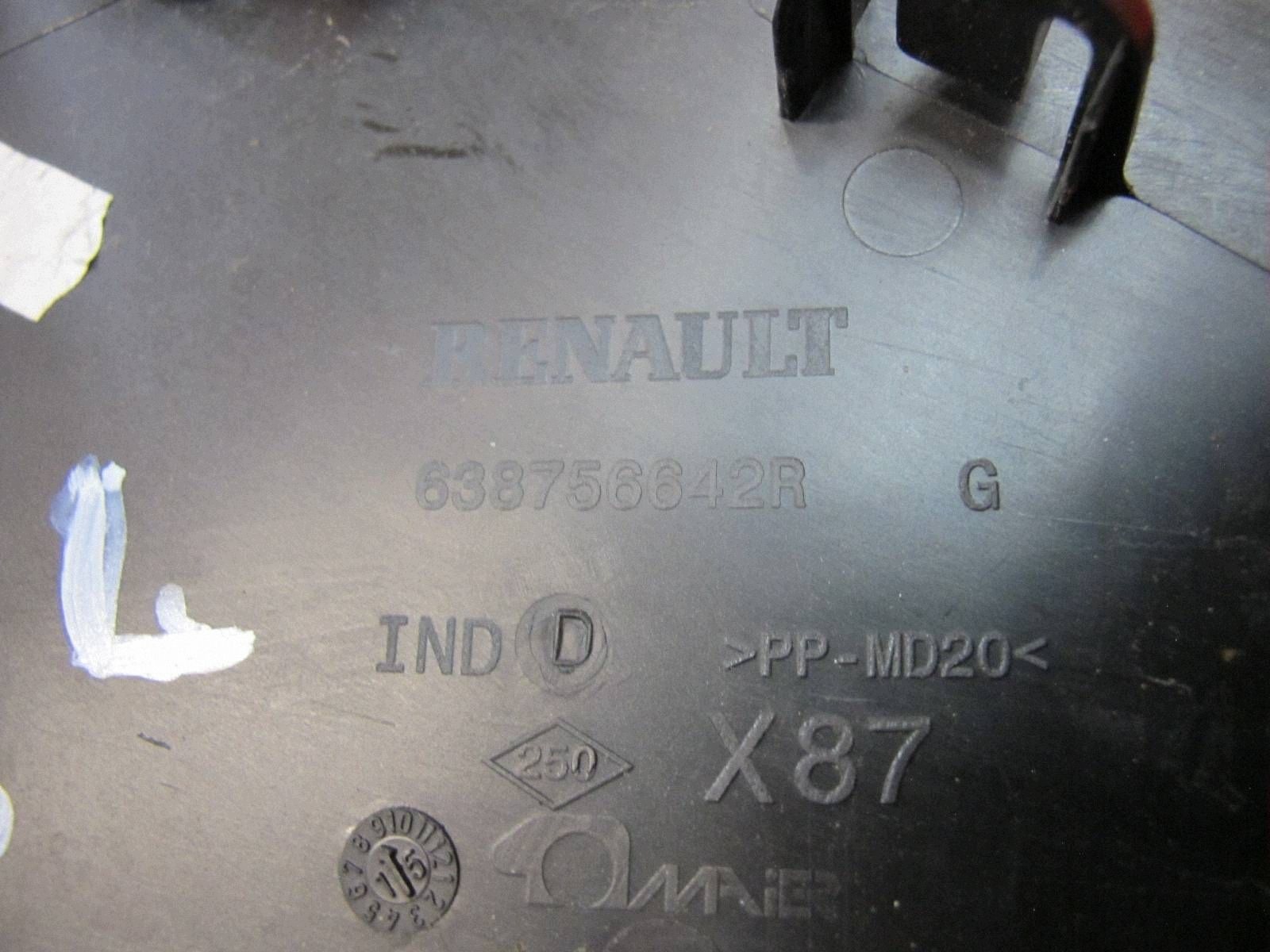 RENAULT CAPTUR e 1 13- TROJKAT parafango Copri sinistra Anteriore 638756642R