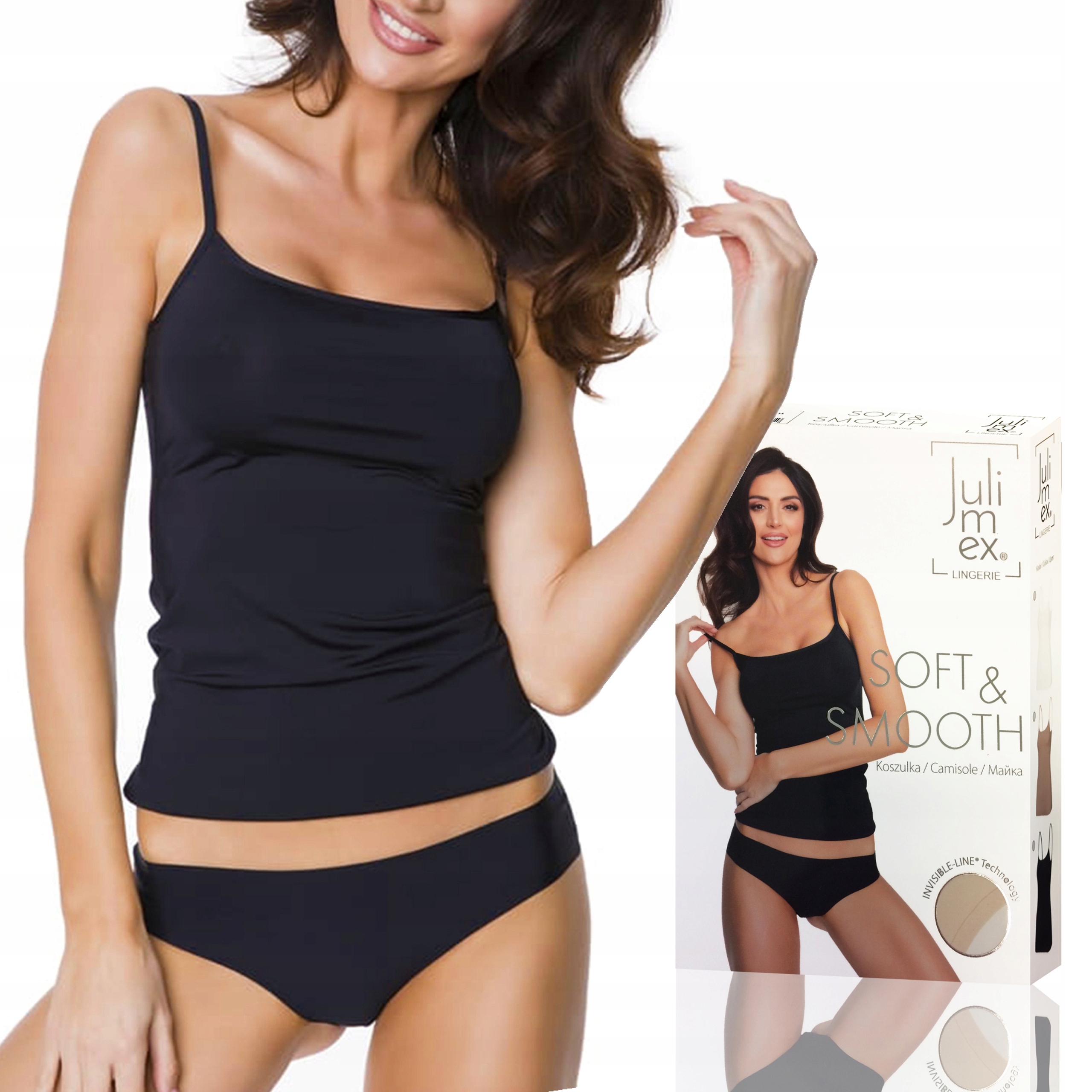 

Julimex Koszulka Top Soft and Smooth Czarna XL